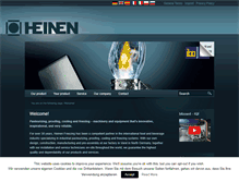 Tablet Screenshot of heinen.biz